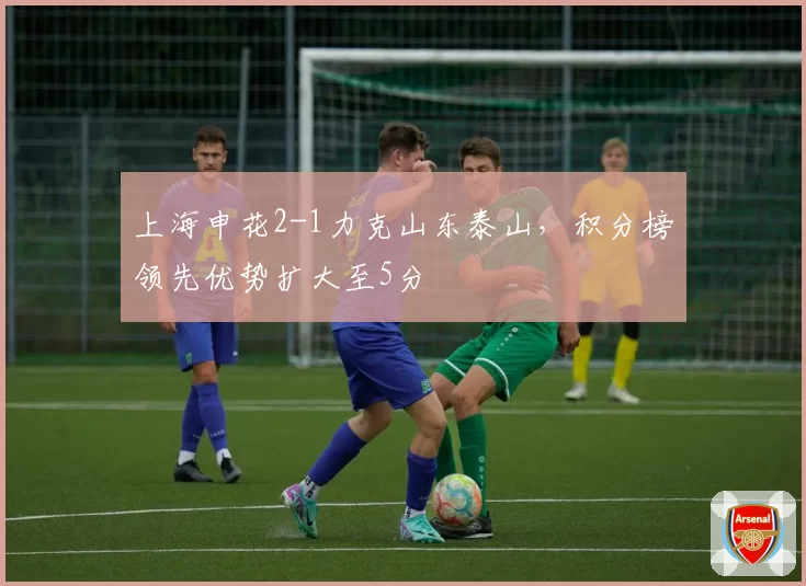 上海申花2-1力克山东泰山，积分榜领先优势扩大至5分