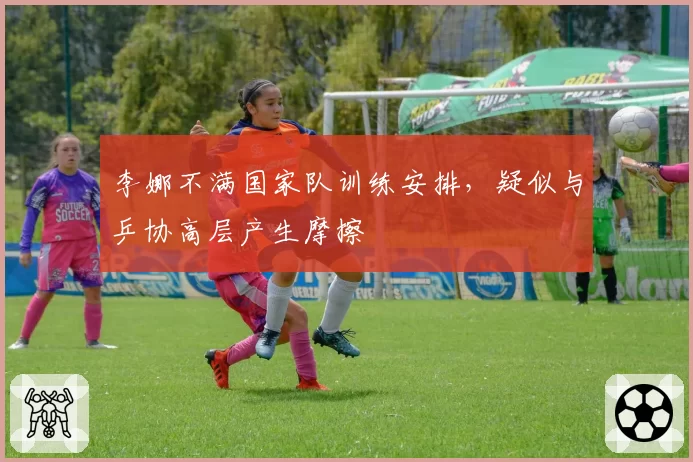 李娜不满国家队训练安排，疑似与乒协高层产生摩擦